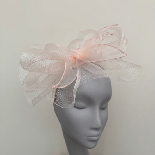 J Bees JB25/72 Oyster - Nude Peach Fascinator