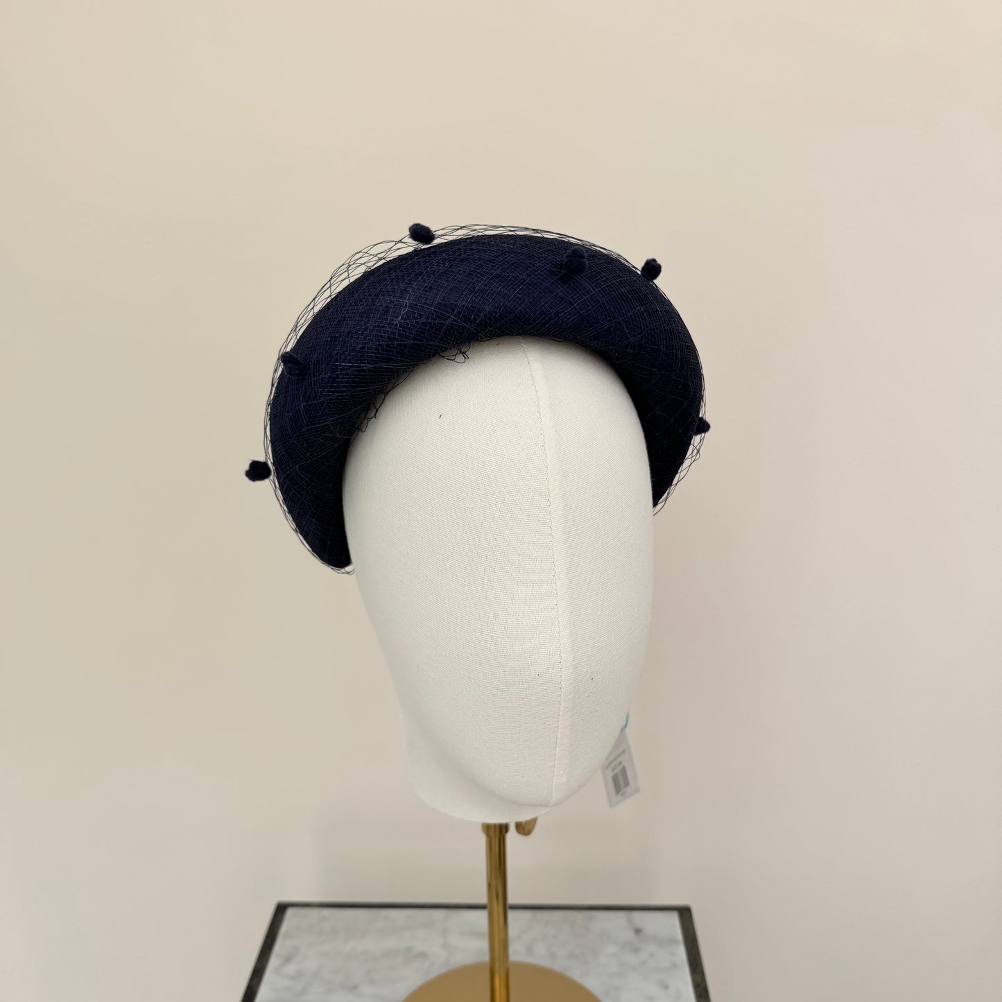 Max and Ellie HF6 Navy Blue Fascinator
