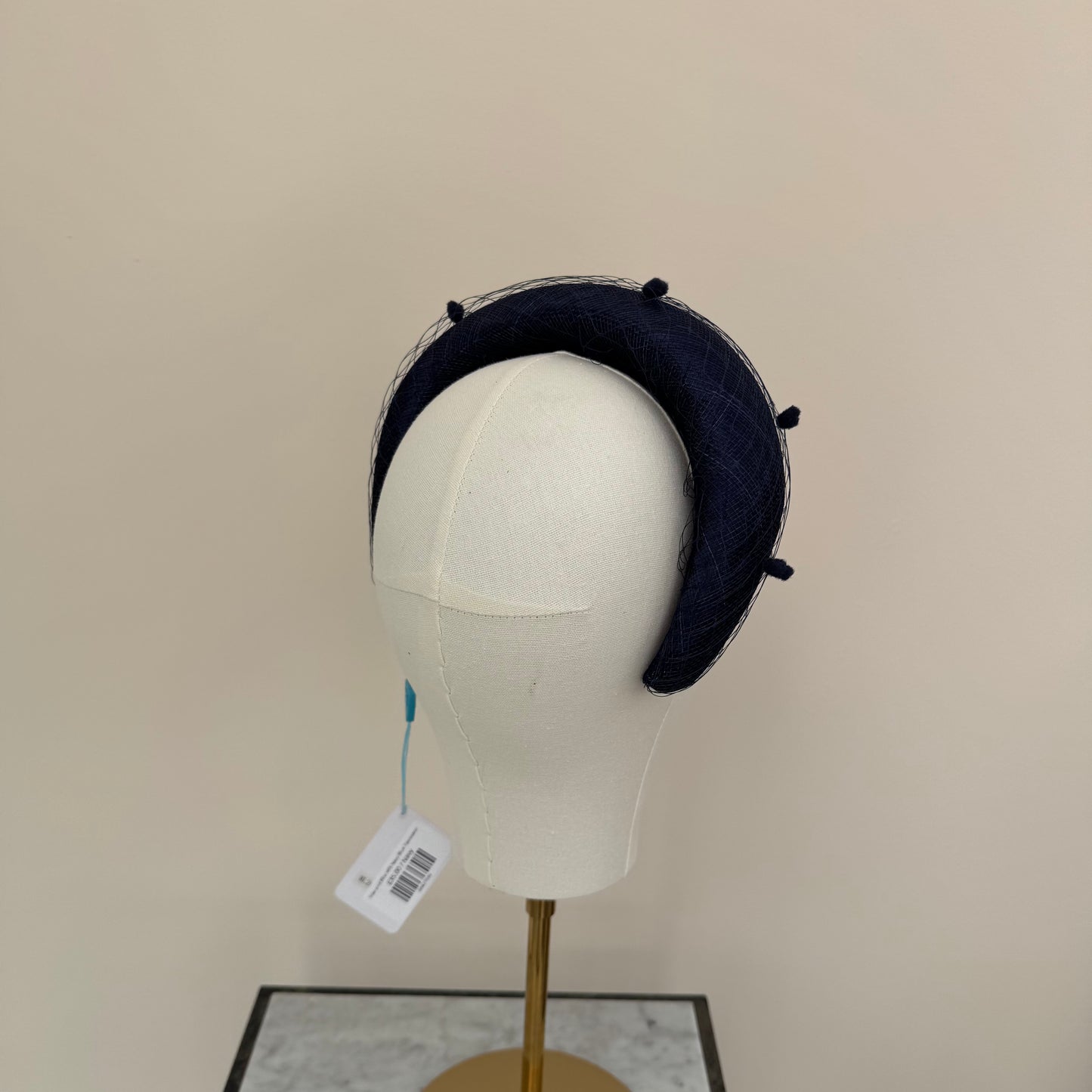 Max and Ellie HF6 Navy Blue Fascinator
