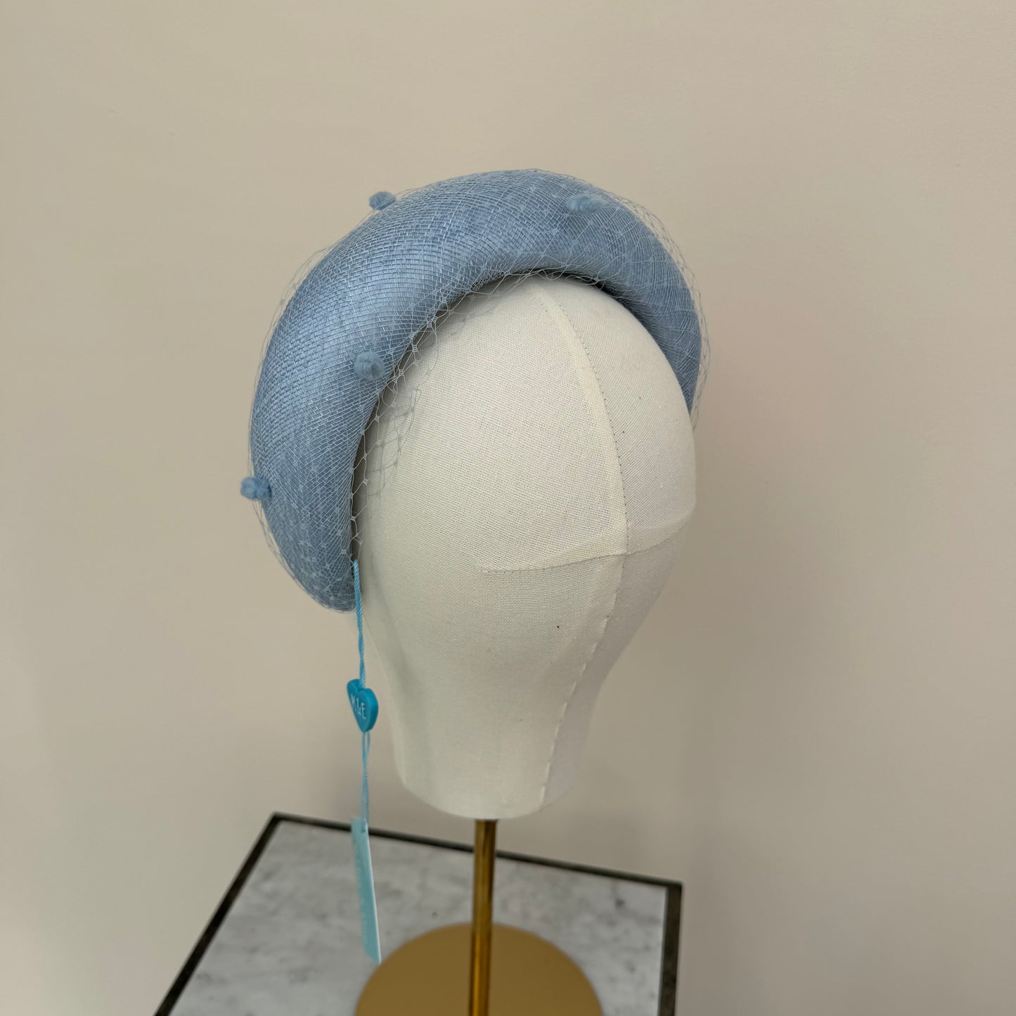 Max and Ellie HF6 Powder Blue Fascinator