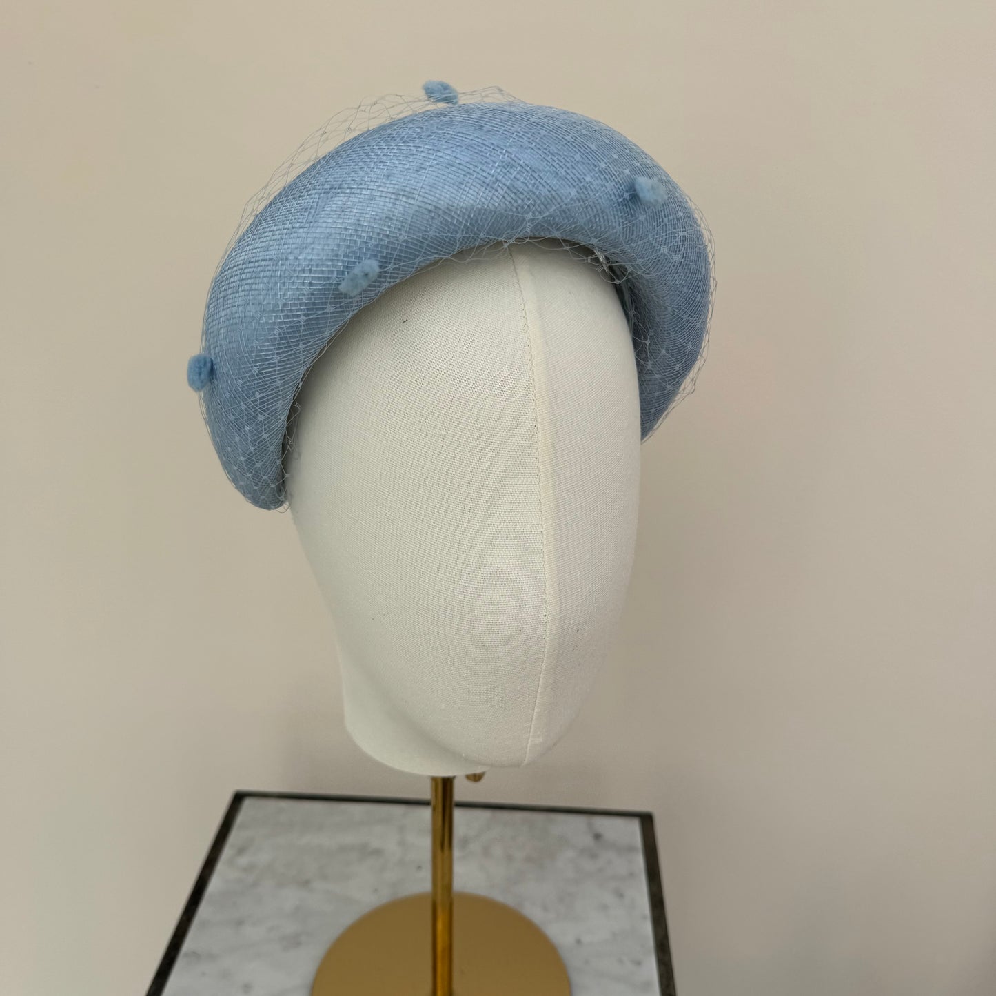 Max and Ellie HF6 Powder Blue Fascinator