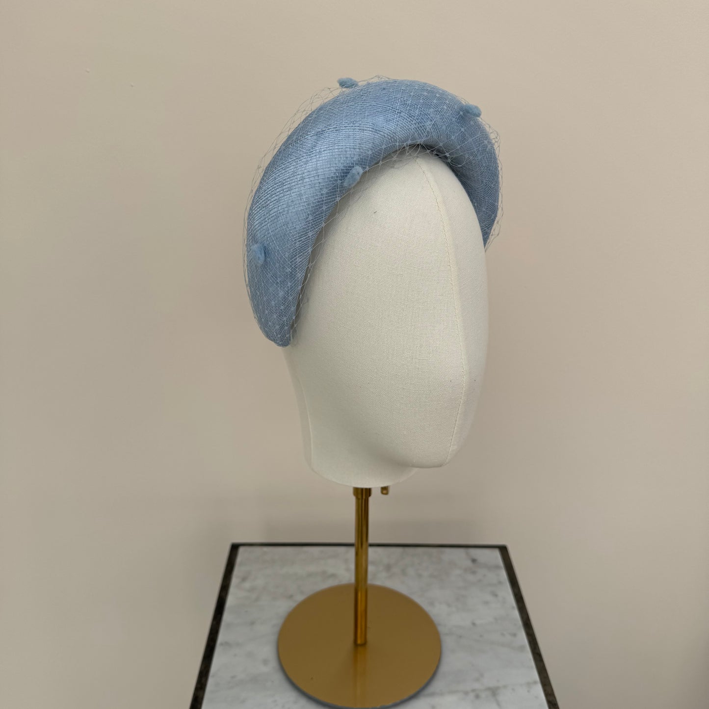 Max and Ellie HF6 Powder Blue Fascinator