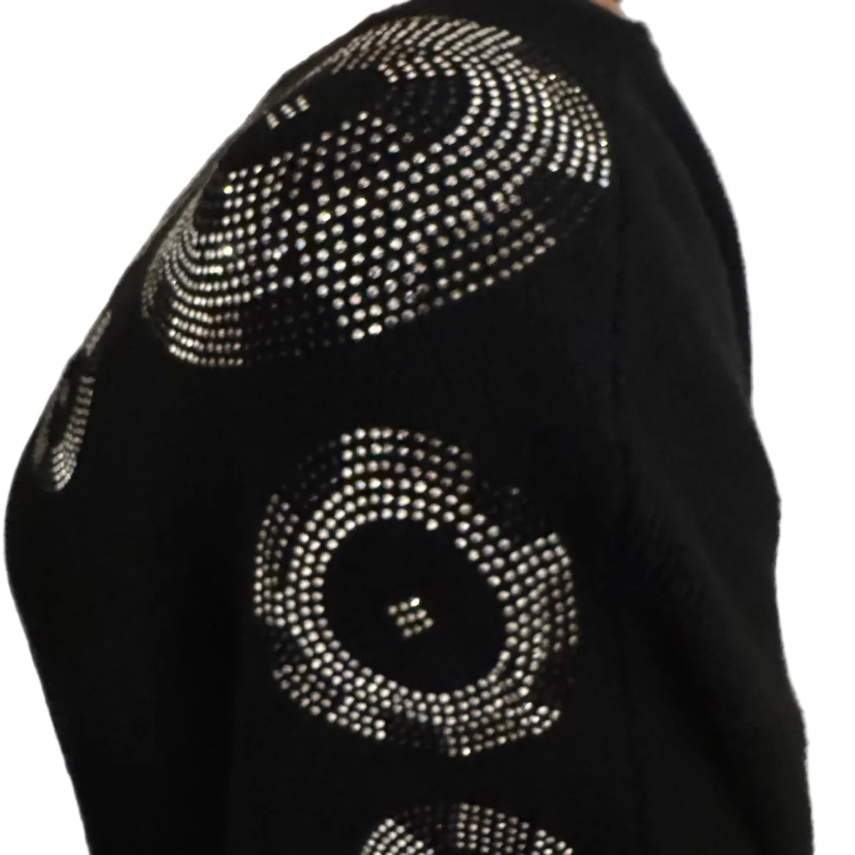 Paramour PK8027 Diamante Circle Batwing Jumper