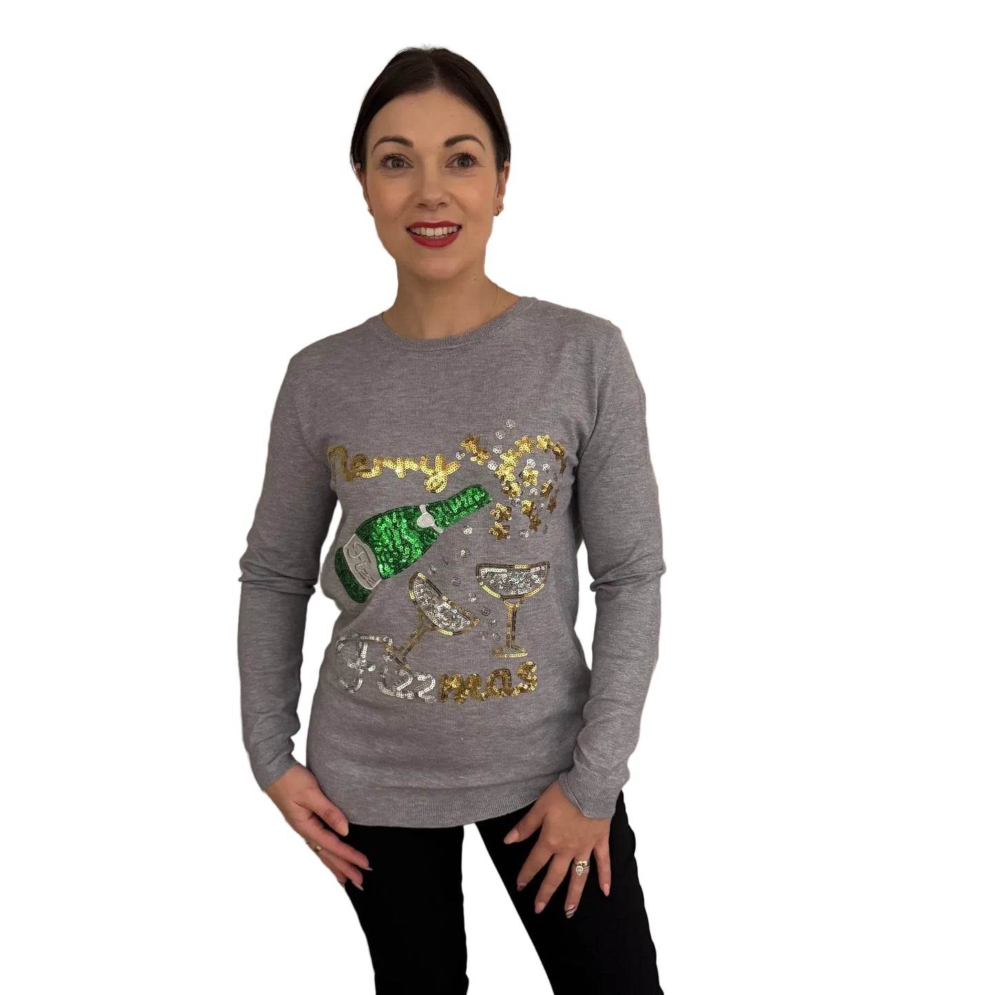 Paramour XKN2502 Merry Fizzmas Christmas Jumper