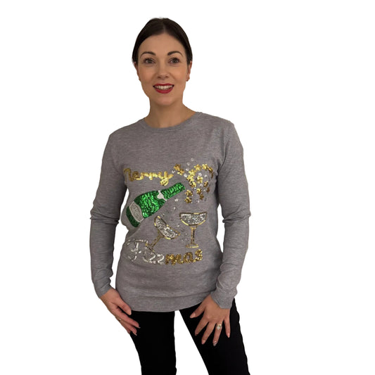 Paramour XKN2502 Merry Fizzmas Christmas Jumper