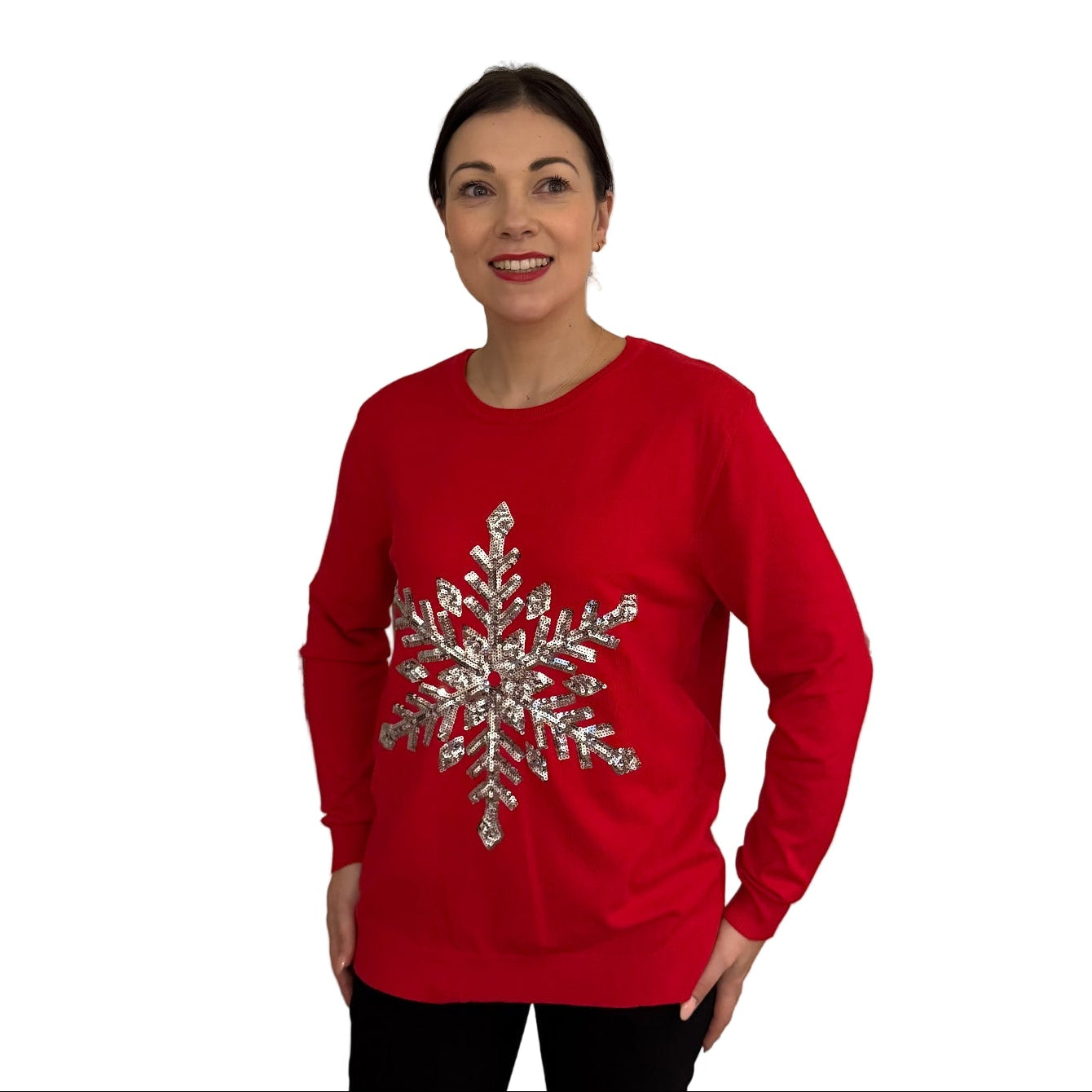 Paramour XKN2501 Snowflake Christmas Jumper
