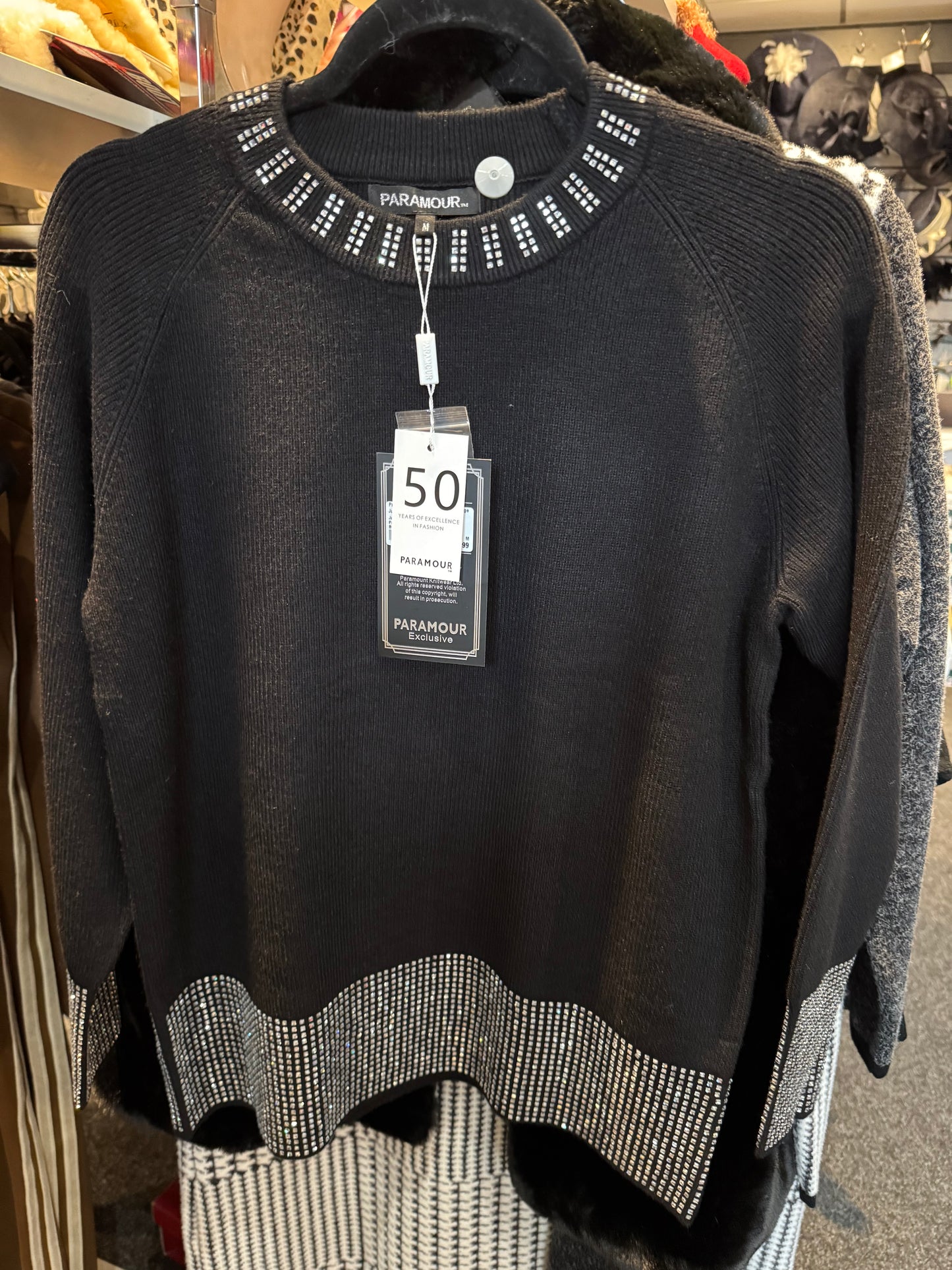 Paramour PK98780 Sparkle Edge Jumper