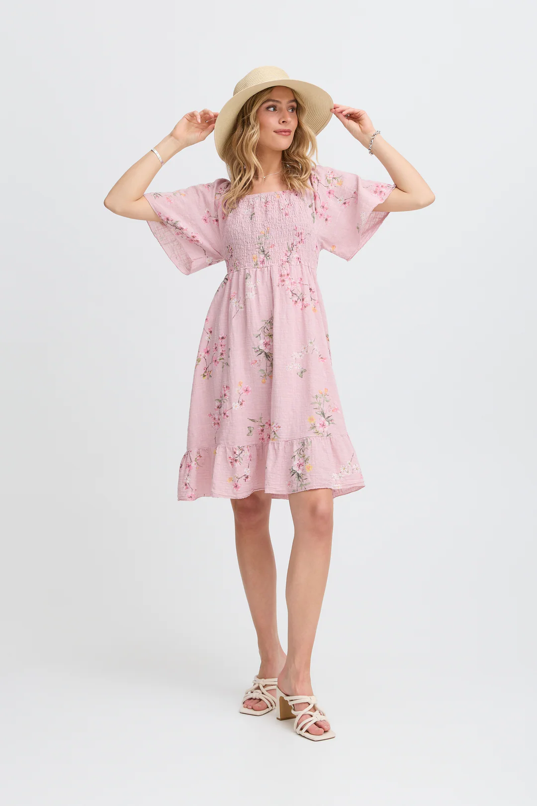 Sorbet Floral Short Dress