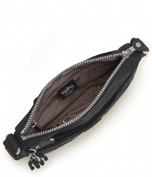 Kipling Sebastian Black Noir Crossbody Bag