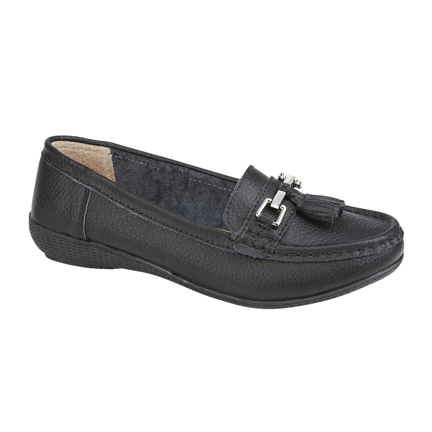 Jo & Joe Nautical Dark Colours Leather Pump