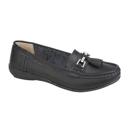 Jo & Joe Nautical Dark Colours Leather Pump