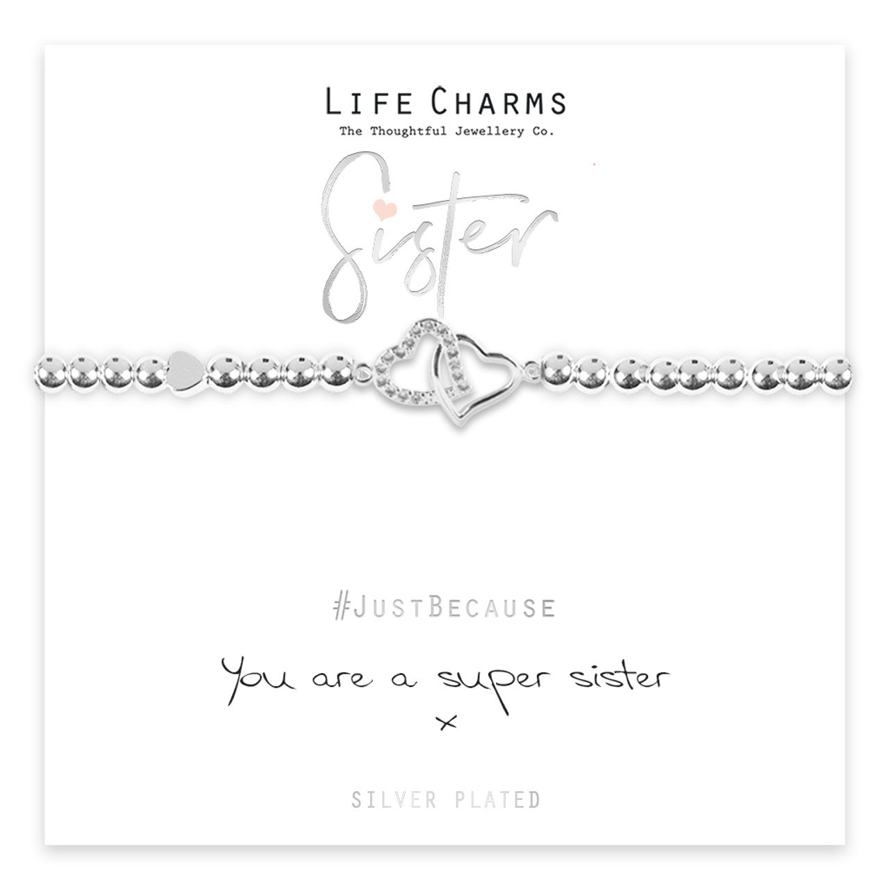 Life Charm Super Sister Bracelet