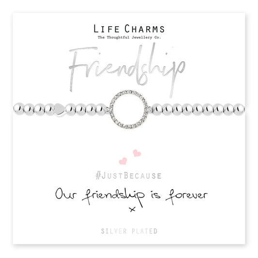 Life Charms LC025BW Friendship Forever Bracelet