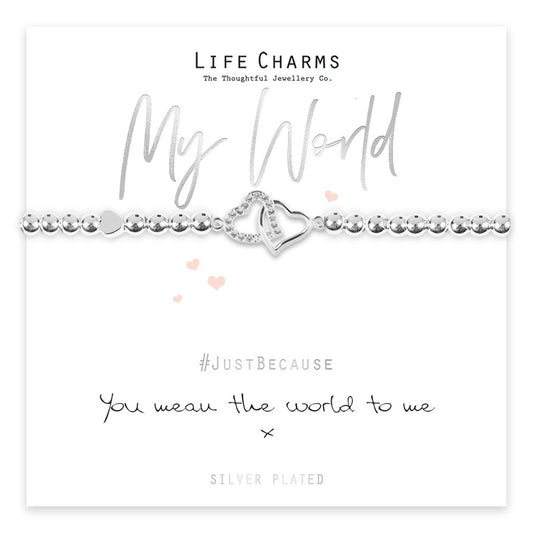 Life Charms Your Mean the World To Me Bracelet