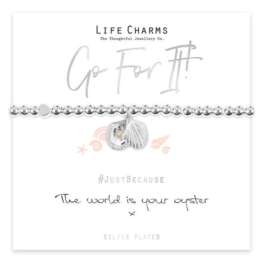 Life Charms The World Is Your Oyster Bracelet