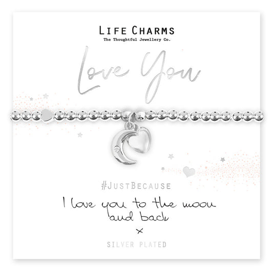 Life Charms Love you to the moon and back Bracelet