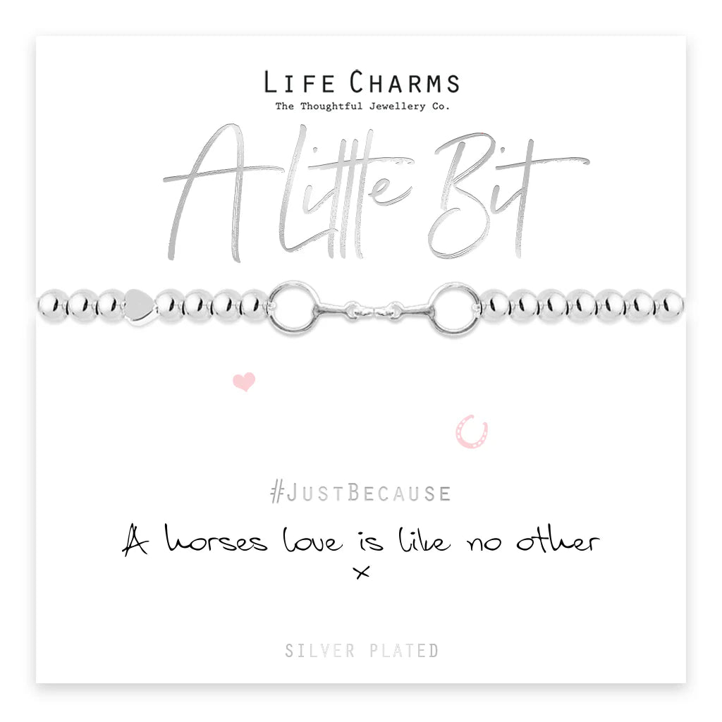 Life Charms LC096BW A horses love is like no other bracelet