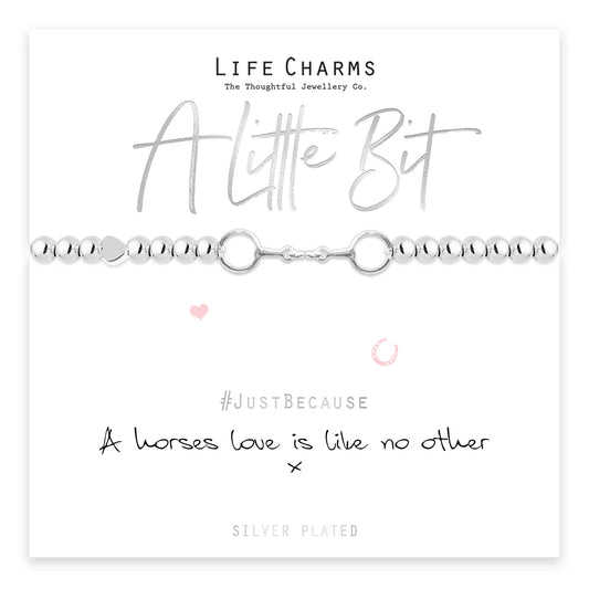 Life Charms LC096BW A horses love is like no other bracelet