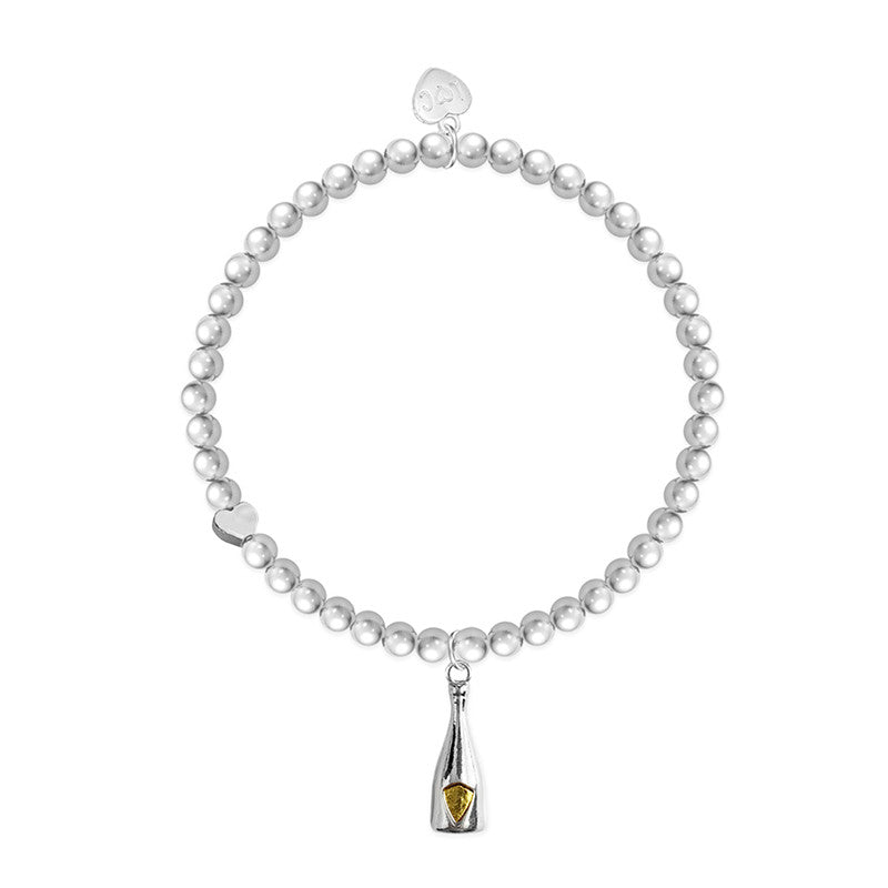 Life Charms Champagne is always the answer Bracelet