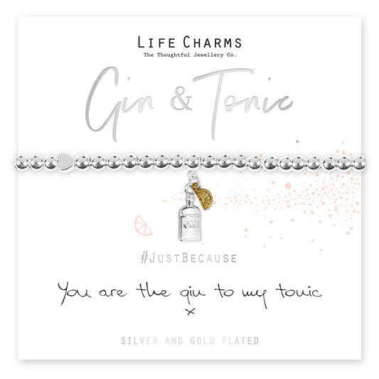 Life charms Gin to my Tonic Bracelet
