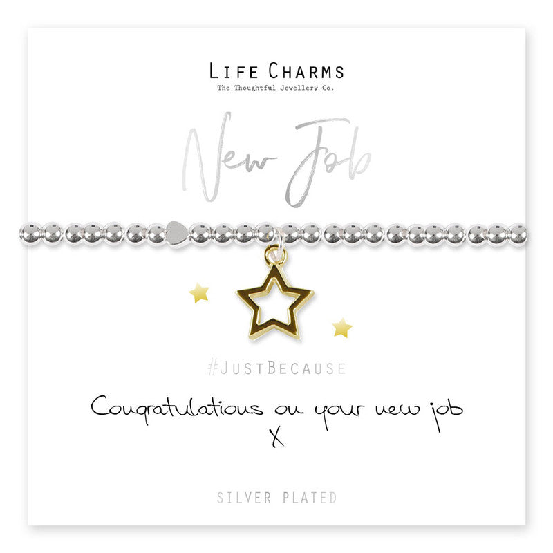 Life Charms Congratulations on your new job Bracelet