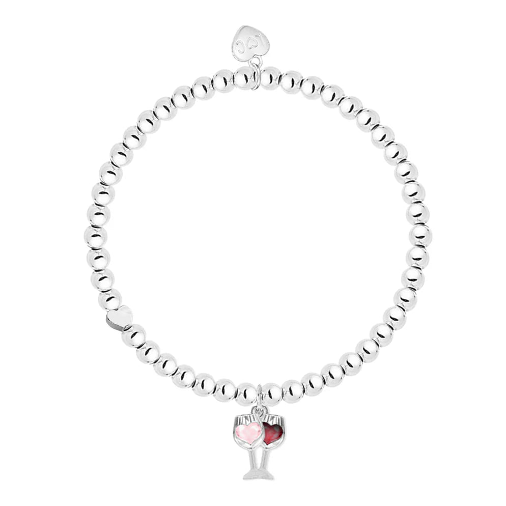 Life Charms LC125BW Partners In Wine Bracelet