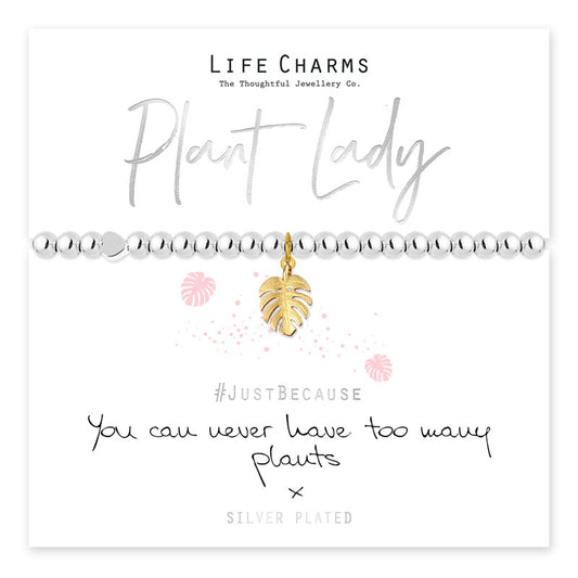 Life charms plant lady Bracelet