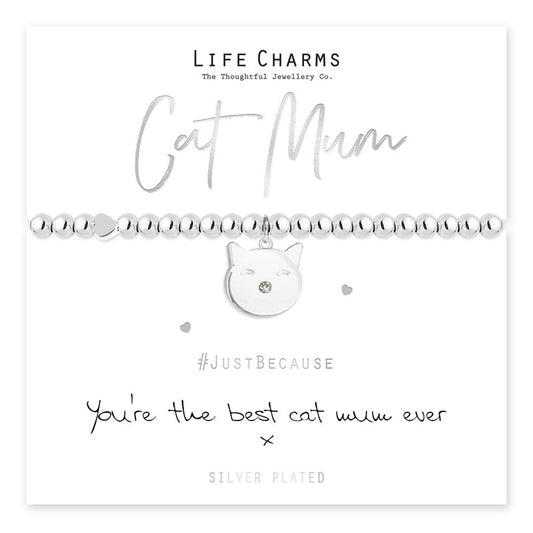 Life Charms Cat Mum Bracelet