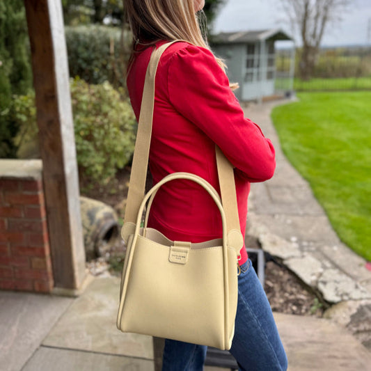 David Jones CM7425-1 Grab Bag In Misted Yellow