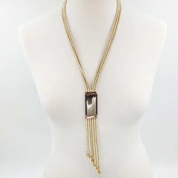 Tempest MR009N Gold Long Necklace
