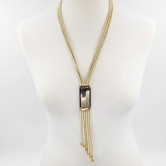 Tempest MR009N Gold Long Necklace