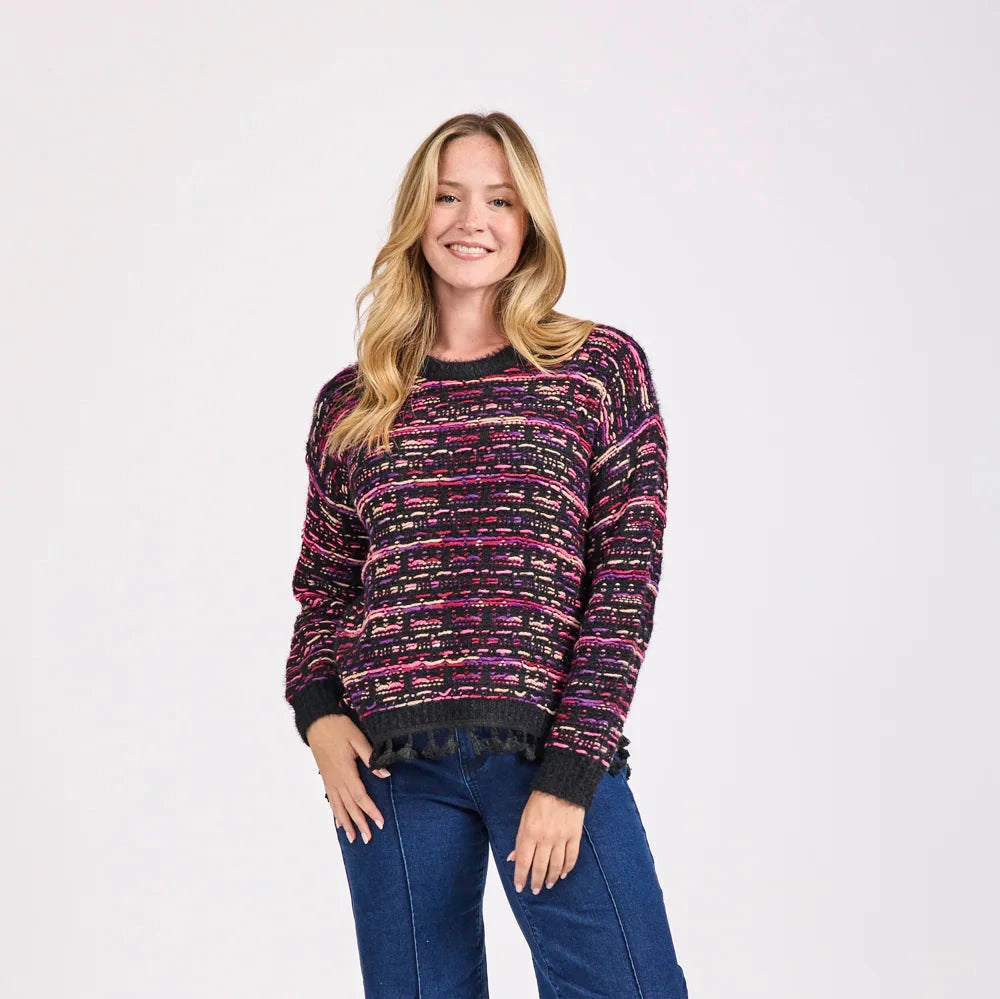 Mudflower Fancy Stitch Jumper