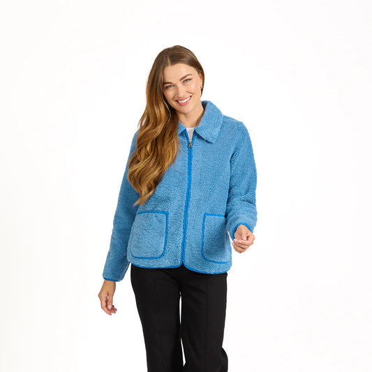 Mudflower 664 Sherpa Zip Up Jacket