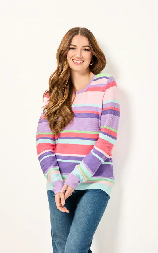 Mudflower Striped Jumper