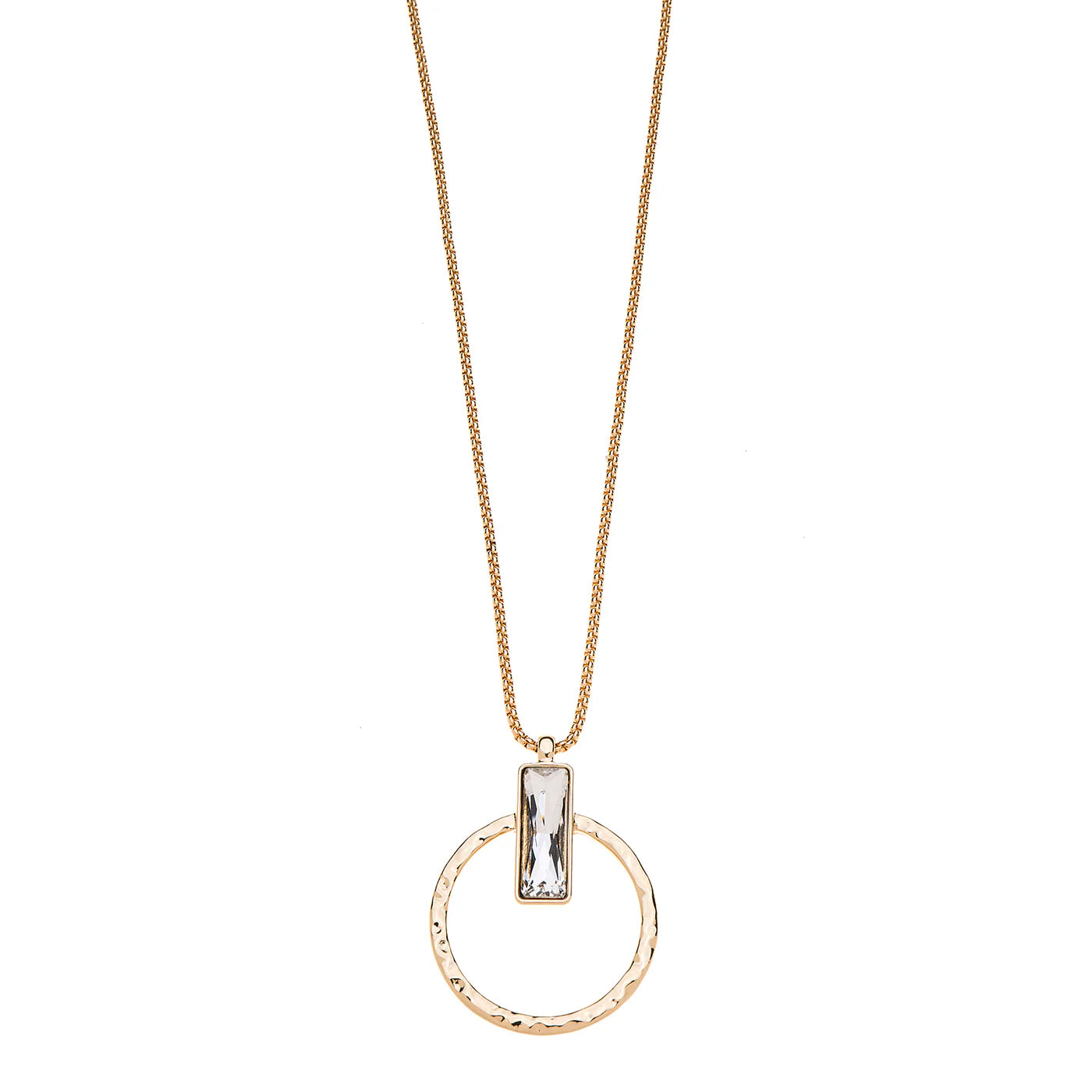 Park Lane Gold 36" Necklace with Circle Gold