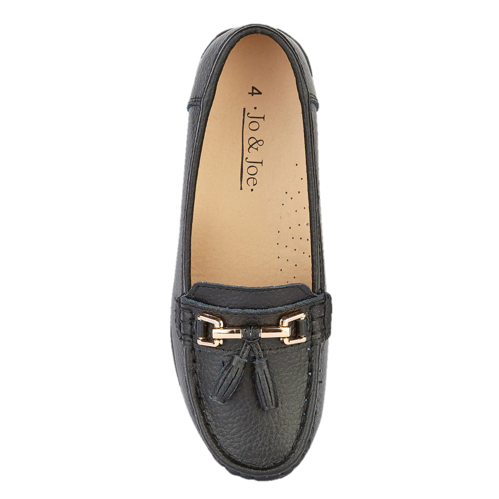 Jo & Joe Nautical Dark Colours Leather Pump