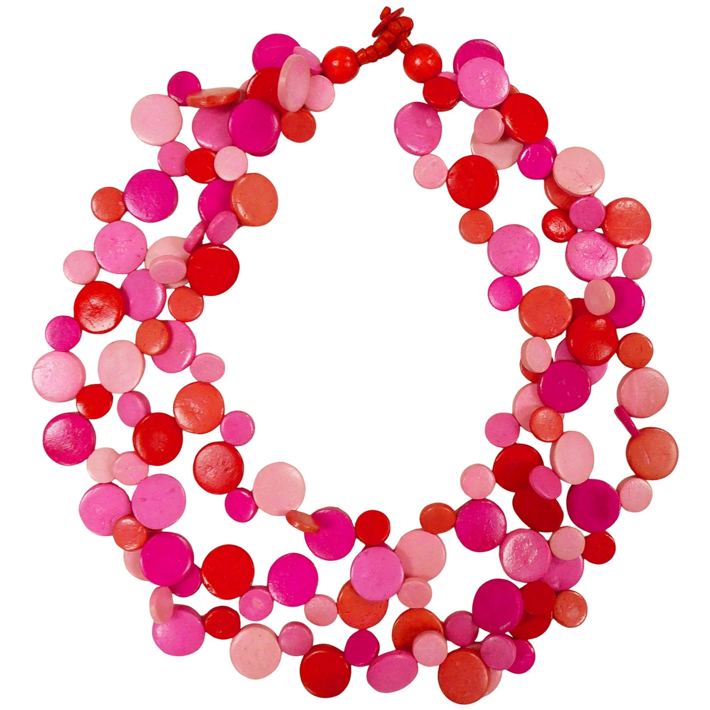 Lotus Feet NC3014 Pink Mix Necklace