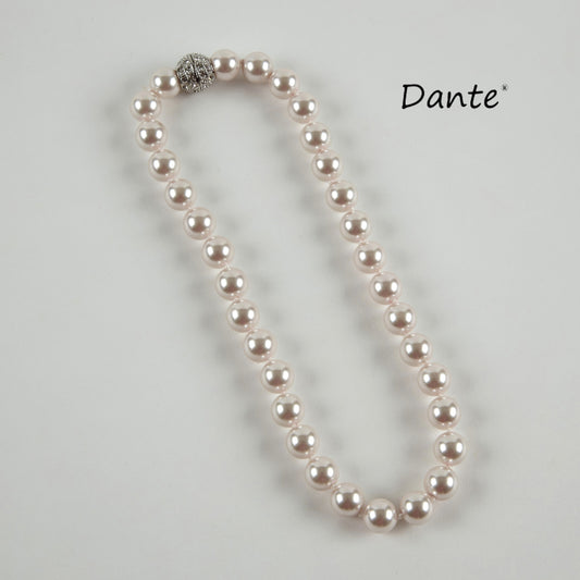 Dante NL15354 Pale Pink Big Pearl Magnetic Necklace