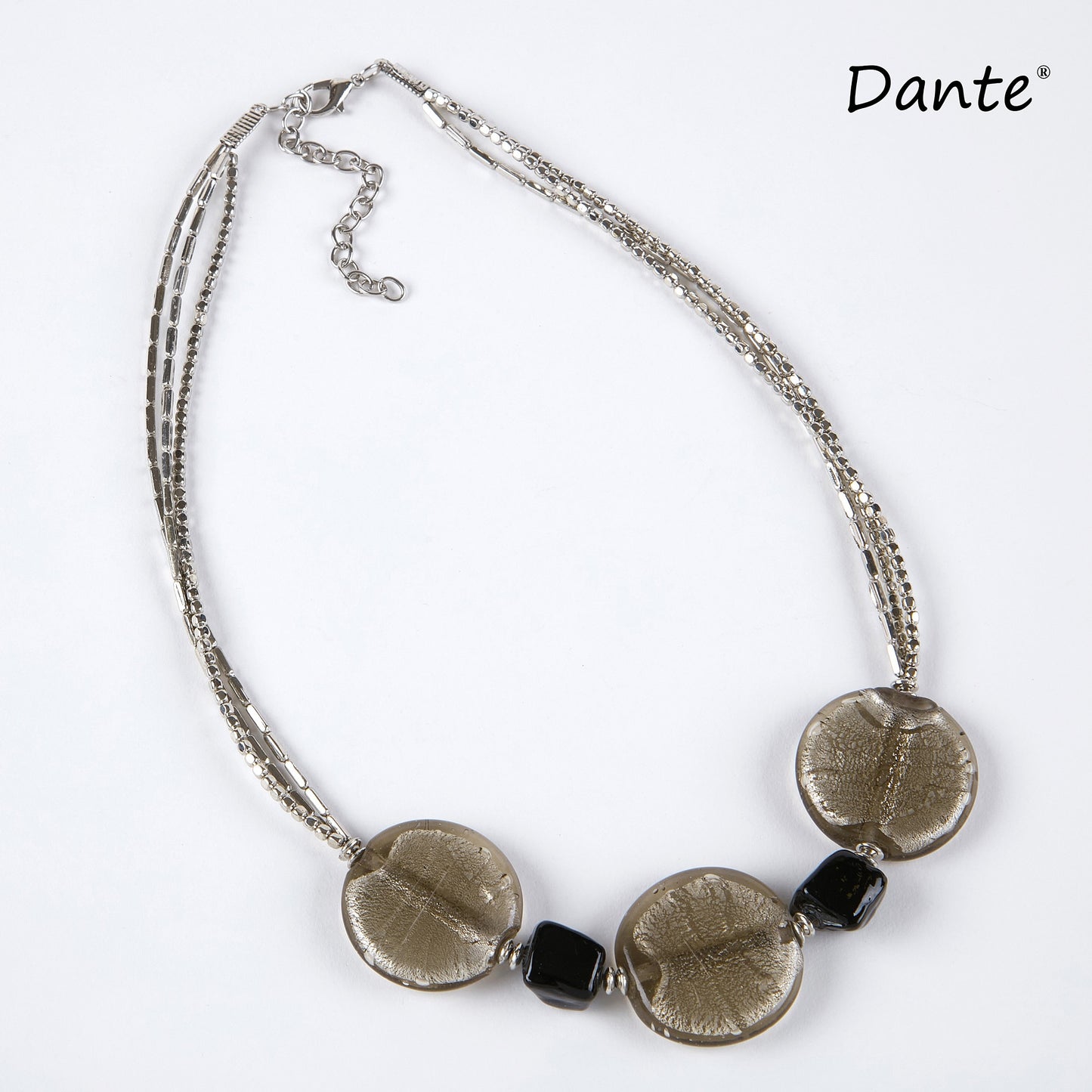 Dante Bead Grey Nacklace