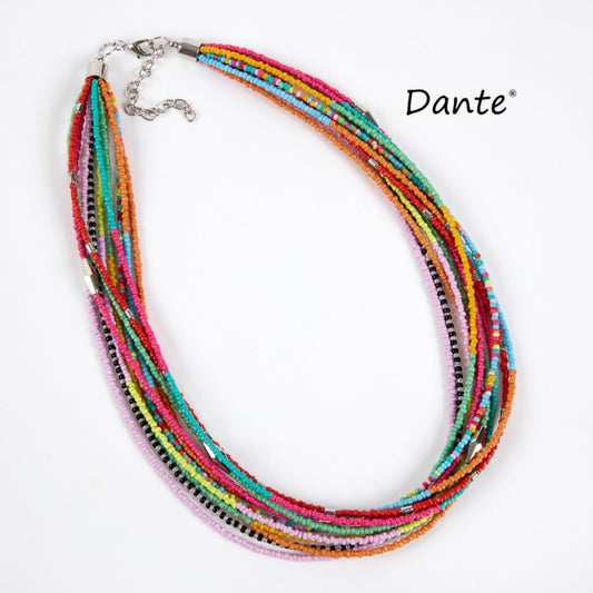 Dante NL30743 Multi Coloured Strand Necklace