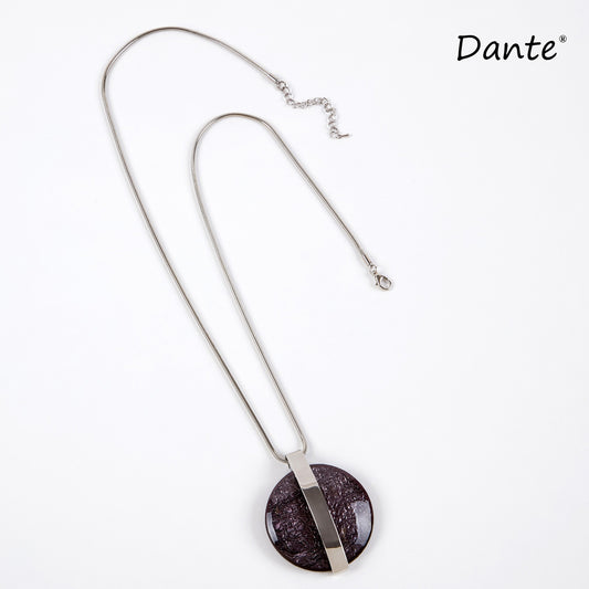 Dante NL43103 Foil Plum Pendant Necklace