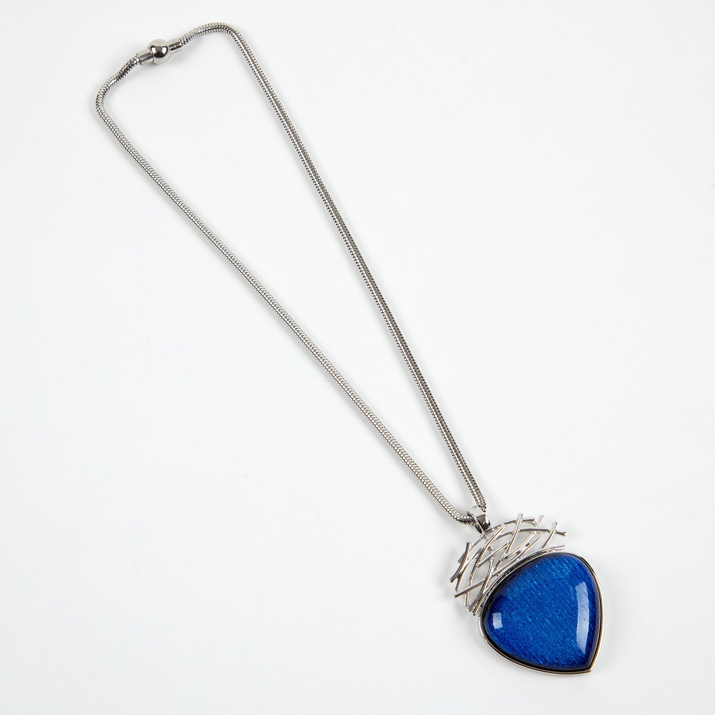 Dante Blue stone pendant necklace