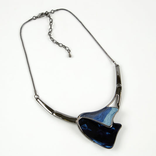 Dante Blue statement necklace
