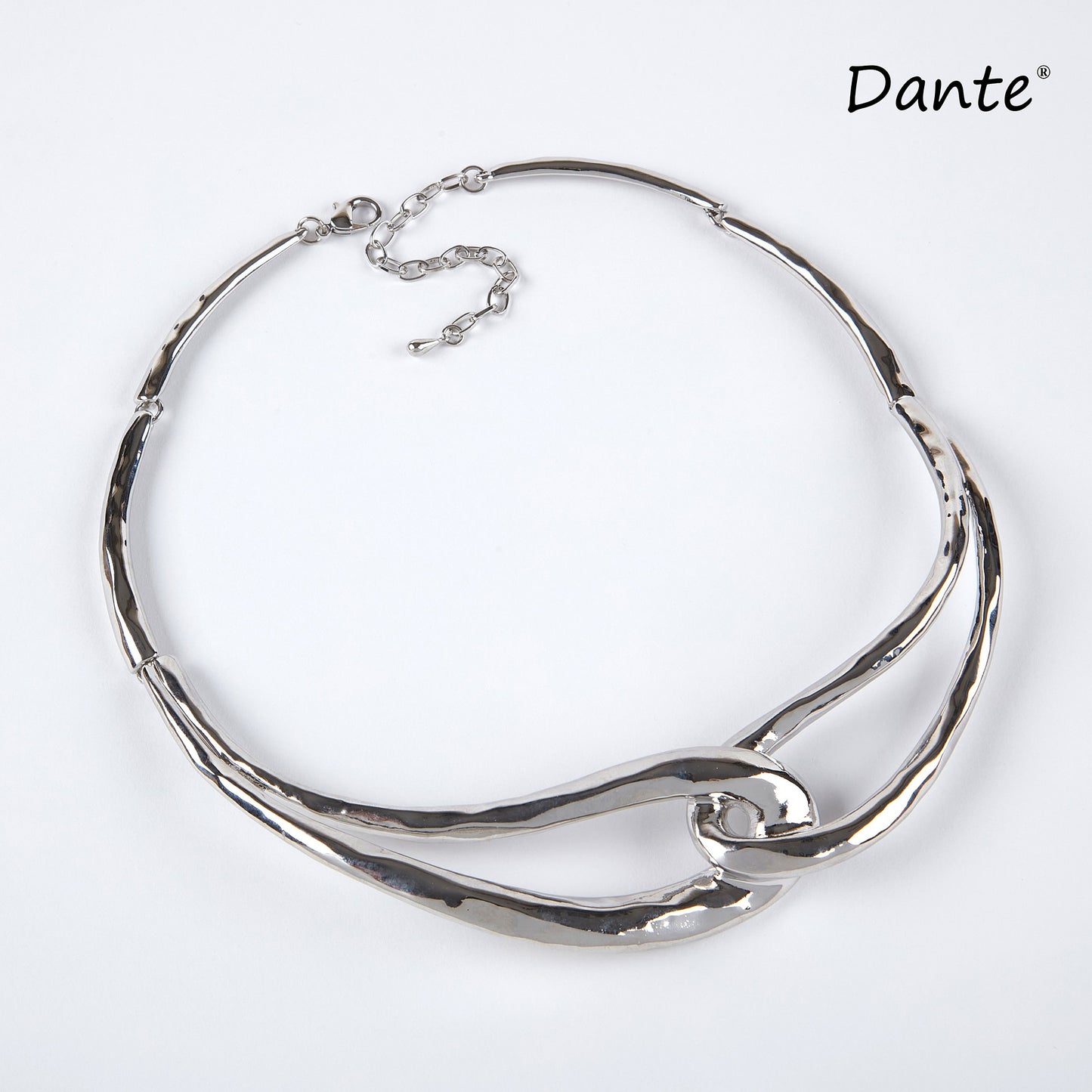 Dante Silver Collar Necklace