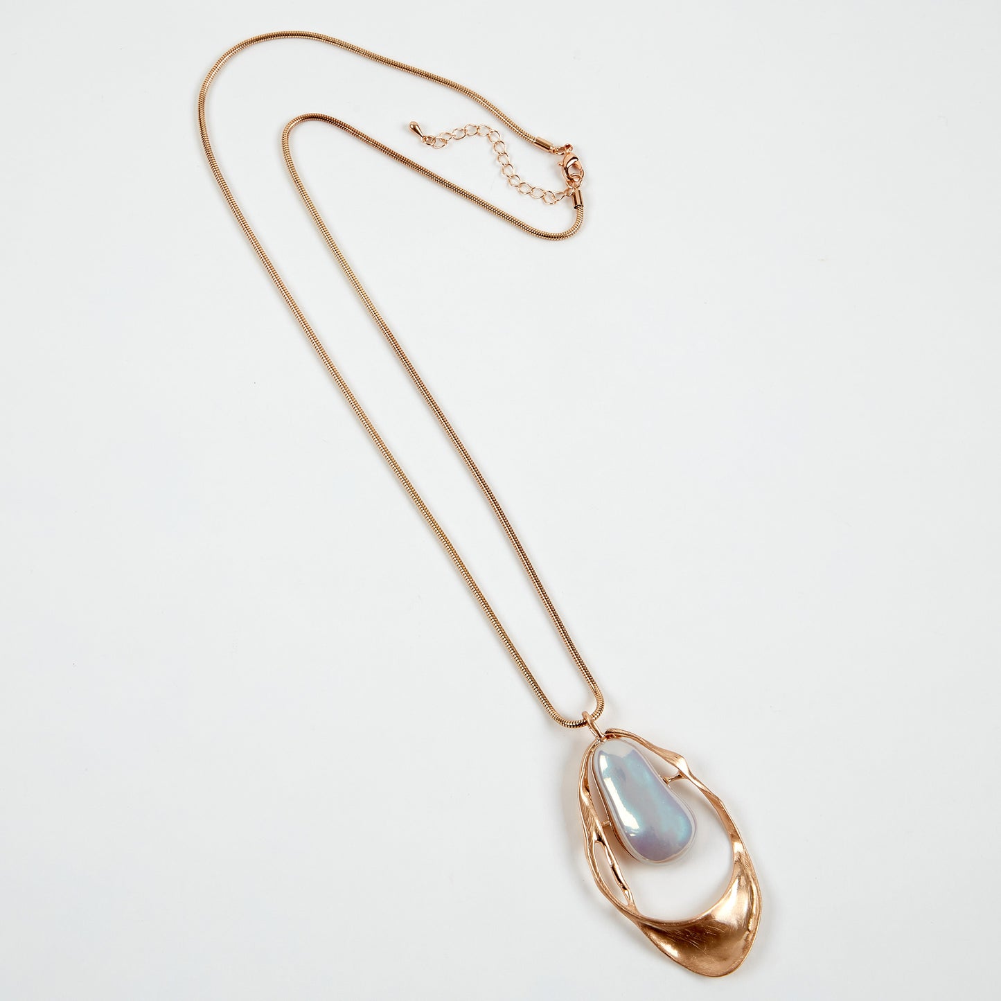 Dante Gold pearl long necklace