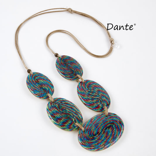 Dante NL5504 Multi disc linked necklace