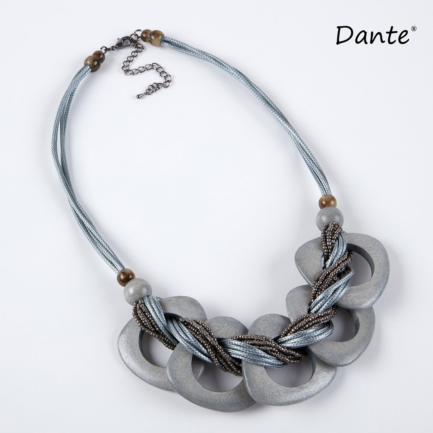 Dante Powder Blue chunky Loop Necklace