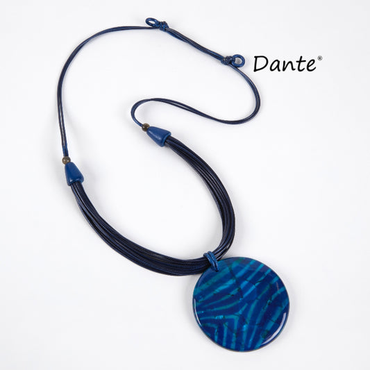 Dante NL5723 Turquoise and Royal Blue Pendant Necklace