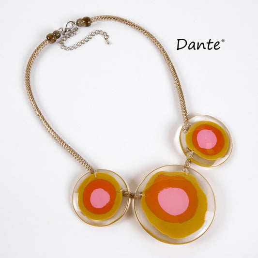 Dante NL5728 Orange Mix Necklace