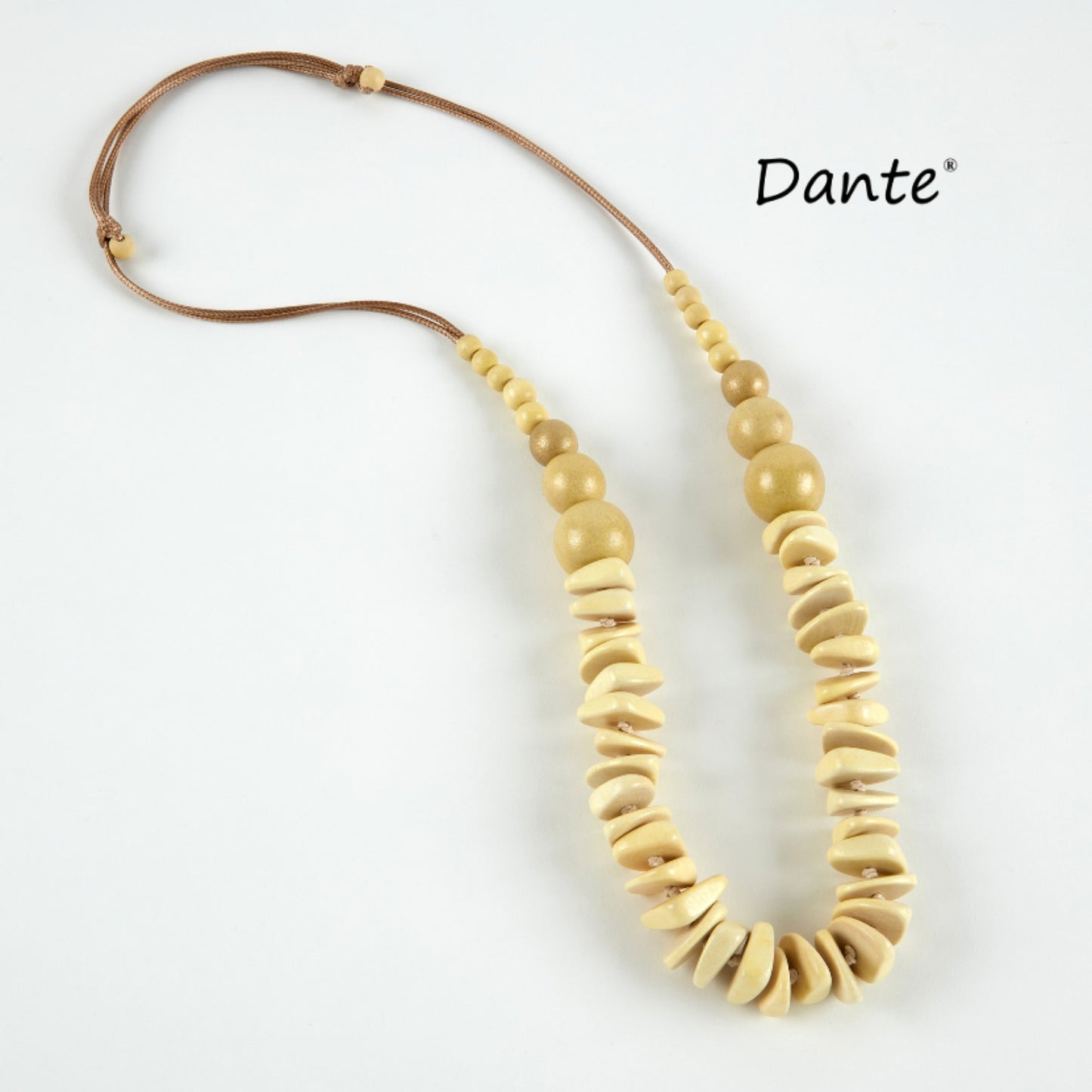 Dante Pale Yellow Beaded Necklace NL70711
